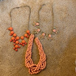 Coral Statement Necklaces